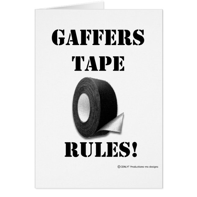 Regels voor tapes (Voorkant)