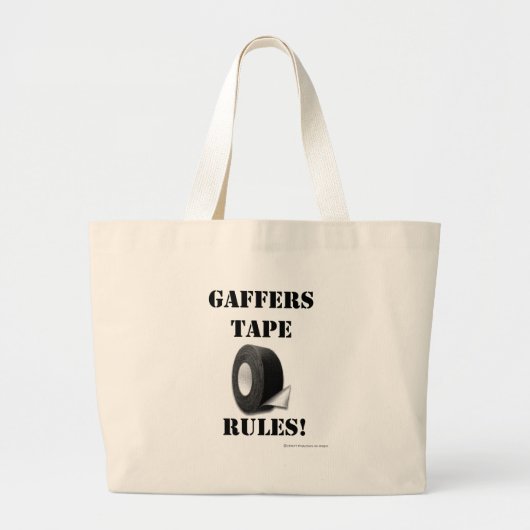 Regels voor tapes grote tote bag (Voorkant)