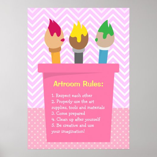 Regels voor verf- en ambachtelijke kunsten poster (Voorkant)