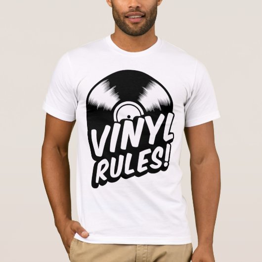 Regels voor vinyl t-shirt (Voorkant)