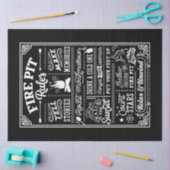 Regels voor vuurkorven tissuepapier (Craft)