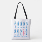 "Regels zijn voor Verliezers" Grappige Boho Kust Tote Bag (Achterkant)