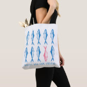 "Regels zijn voor Verliezers" Grappige Boho Kust Tote Bag (Dichtbij)