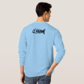 Regels zonder Logo lange hoes T-shirt (Achterkant volledig)