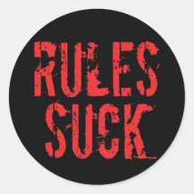 Regels zuigen - Vraag autoriteit Anarchist