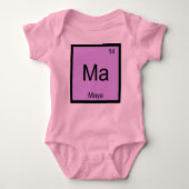 Regeltabel Maya Name Chemistry Element Romper (Voorkant)