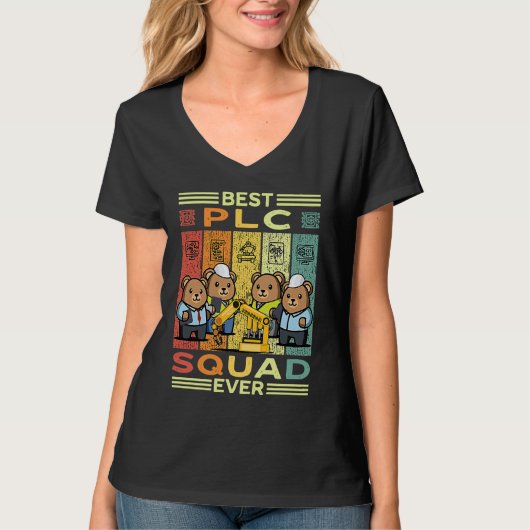 Regeltechnicus PLC Automatiseringstechnicus HMI PL T-shirt (Voorkant)