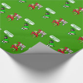 Regelverzamelpapier van Leprechaun Cadeaupapier (Hoek)