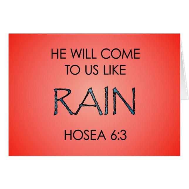 Regen (Voorkant Horizontaal)