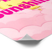 Regen brengt zonneschijn Motivatie Poster (Hoek)