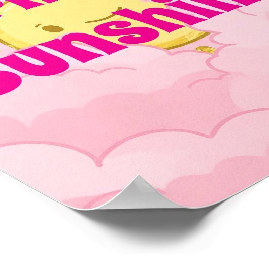 Regen brengt zonneschijn Motivatie Poster (Hoek)