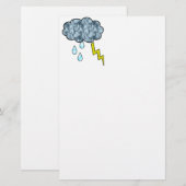 regen briefpapier (Voorkant / Achterkant)