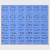 Regen Cadeaupapier (Vlak)