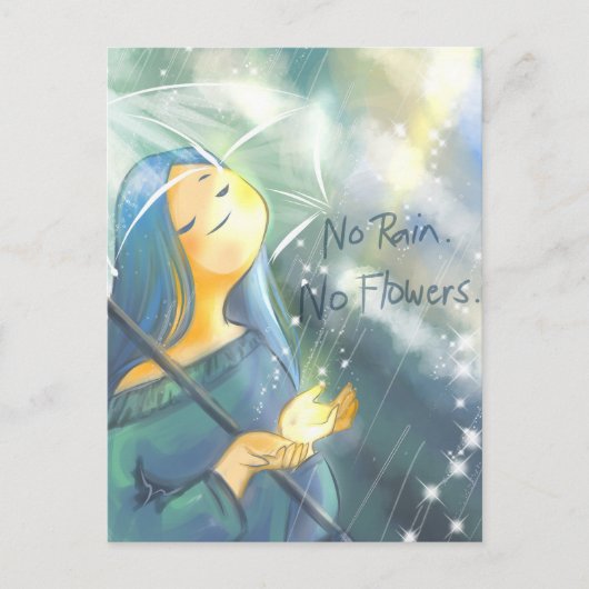 Regen- DNM-Briefkaarten Briefkaart (Voorkant)