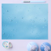 Regen druppels op het glas van het raam flyer (Enkel)