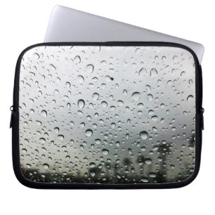 Regen druppelt op het Windshield in Californië Laptop Sleeve
