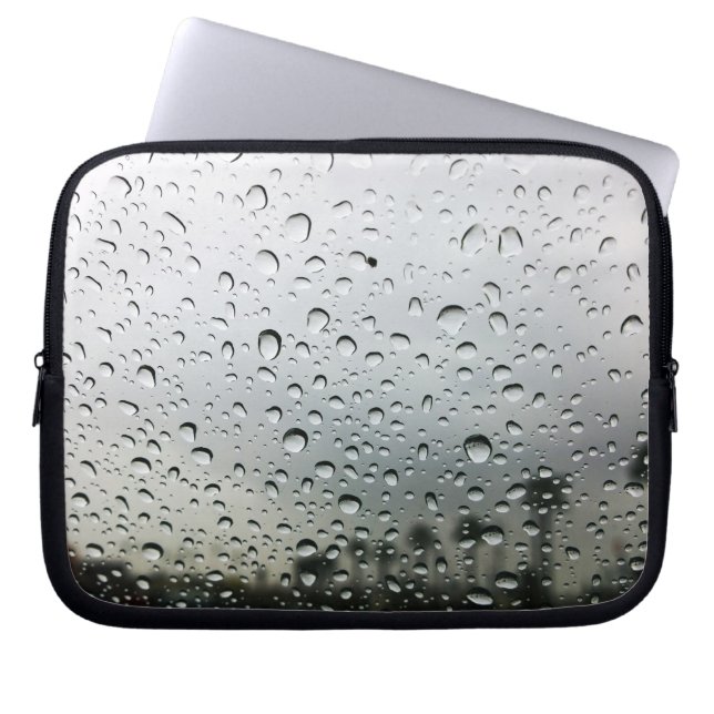 Regen druppelt op het Windshield in Californië Laptop Sleeve (Voorkant)