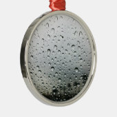Regen druppelt op het Windshield in Californië Metalen Ornament (Rechts)