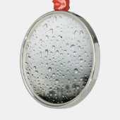 Regen druppelt op het Windshield in Californië Metalen Ornament (Links)