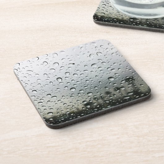 Regen druppelt op het Windshield in Californië Onderzetter (Linkerzijde)