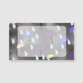 Regen en paraplu's (Voorkant)