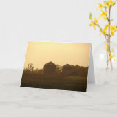 Regen en zon kaart (Gele Bloem)