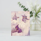 Regen faerijen maken regen briefkaart (Staand voorkant)