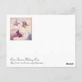 Regen faerijen maken regen briefkaart (Achterkant)