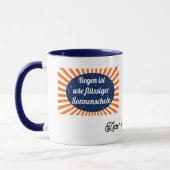 Regen flüssiger Sonnenschein mit Namen Mok (Links)