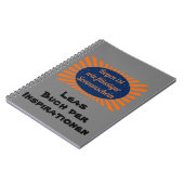 Regen flüssiger Sonnenschein mit Namen Notitieboek (Linkerzijde)