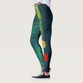 Regen Gestippeld Groen Leggings (Links)