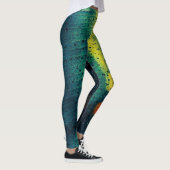 Regen Gestippeld Groen Leggings (Rechts)