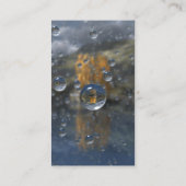 Regen in de Bladwijzer van Glen Visitekaartje (Achterkant)