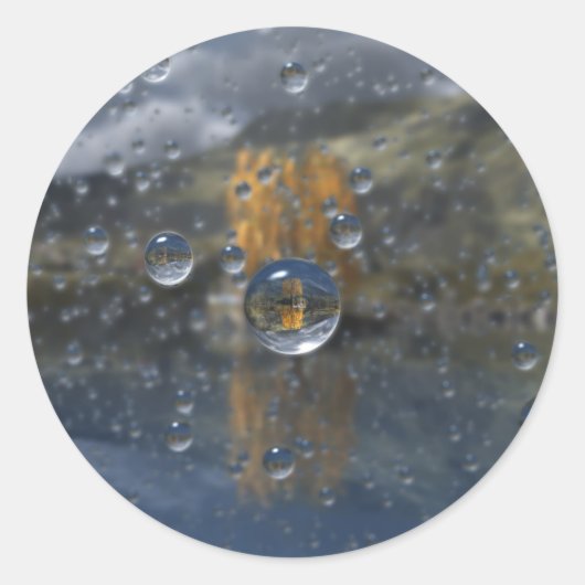 Regen in de Glen Stickers (Voorkant)