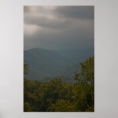 "Regen in het Poster van de Smoky Mountains" (Voorkant)
