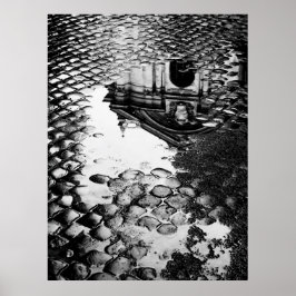 Regen in het Poster van Rome