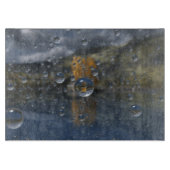 Regen in het snijvlak van de genen snijplank (Voorkant)