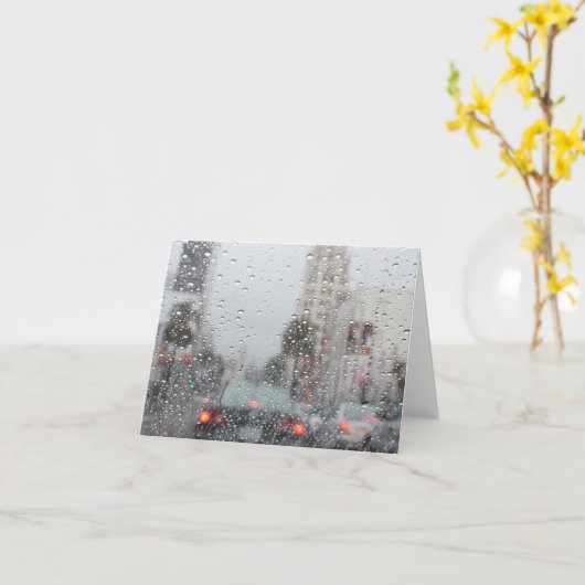 regen in LA Kaart (Gele Bloem)