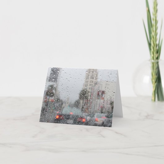 regen in LA Kaart (Voorkant)