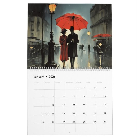 Regen in Parijs 2024 - Kalender (Jan 2026)