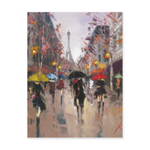 Regen in Parijs
