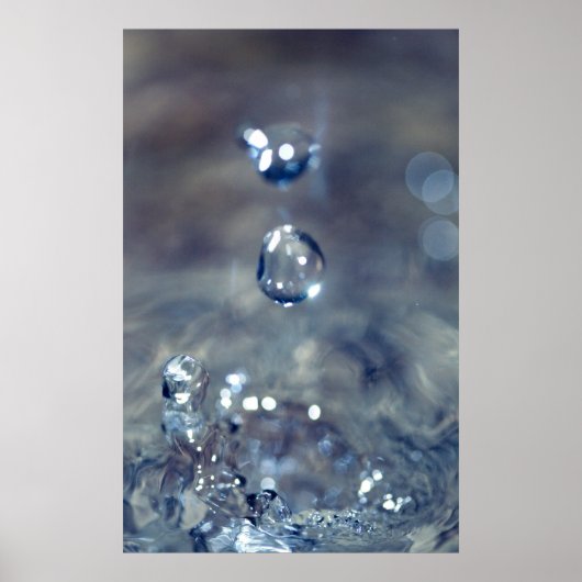 Regen is het geluid van een piano poster (Voorkant)