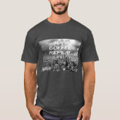 Regen - koffie - Herhalen ... Seattle T-shirt (Voorkant)