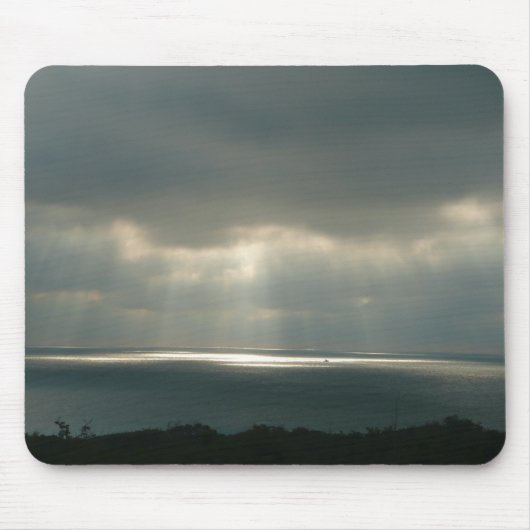 Regen komt op mousepad muismat (Voorkant)