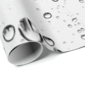 Regen laat regendruppels regenachtige natte druppe cadeaupapier (Rol Hoek)