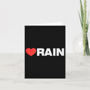 Regen Liefde - Als Hart Uw Beste Favoriet_ Regen Kaart