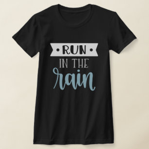 REGEN LOOP TYPOGRAFIE DONKER T-Shirt
