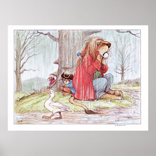 Regen maart door Wallace Tripp Poster (Voorkant)