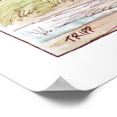 Regen maart door Wallace Tripp Poster (Hoek)