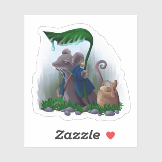 Regen Muis | Sticker (Vel)